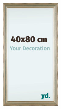 Lincoln Houten Fotokader 40x80cm Zilver Voorzijde Maat | Yourdecoration.be