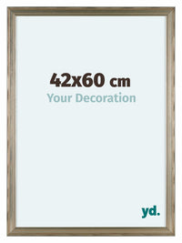 Lincoln Houten Fotokader 42x60cm Zilver Voorzijde Maat | Yourdecoration.be