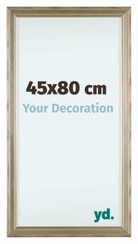 Lincoln Houten Fotokader 45x80cm Zilver Voorzijde Maat | Yourdecoration.be