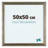 Lincoln Houten Fotokader 50x50cm Zilver Voorzijde Maat | Yourdecoration.be