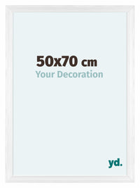 Lincoln Houten Fotokader 50x70cm Wit Voorzijde Maat | Yourdecoration.be