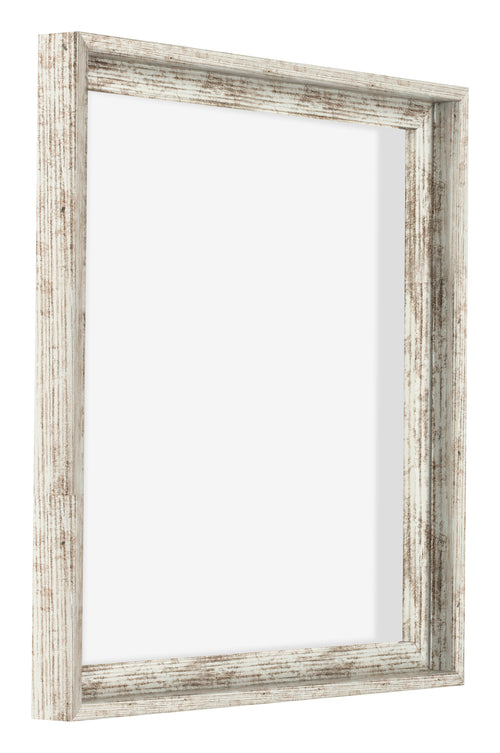 Lyon MDF Baklijst 1 1 Wit Vintage Voorzijde Schuin | Yourdecoration.be