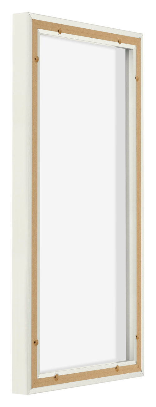 Lyon MDF Baklijst 1 2 Wit Mat Achterzijde Schuin | Yourdecoration.be