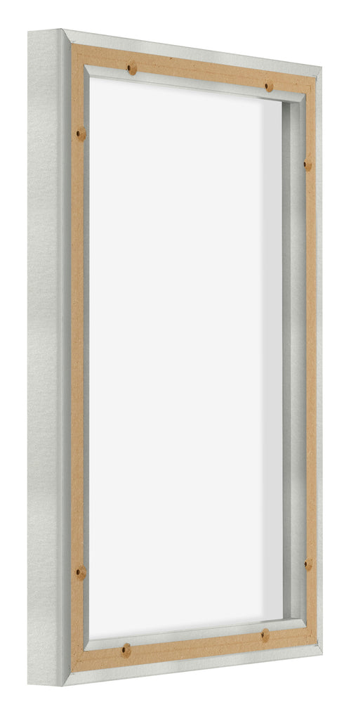 Lyon MDF Baklijst 2 3 Zilver Mat Achterzijde Schuin | Yourdecoration.be