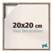 Lyon MDF Baklijst 20x20cm Sonoma Eiken Voorzijde Maat | Yourdecoration.be
