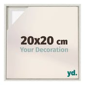 Lyon MDF Baklijst 20x20cm White Wash Voorzijde Maat | Yourdecoration.be