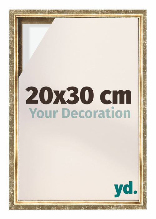 Lyon MDF Baklijst 20x30cm Goud Antiek Voorzijde Maat | Yourdecoration.be