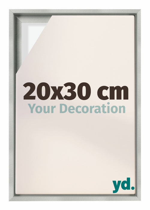 Lyon MDF Baklijst 20x30cm Zilver Mat Voorzijde Maat | Yourdecoration.be