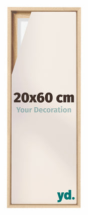Lyon MDF Baklijst 20x60cm Beuken Voorzijde Maat | Yourdecoration.be