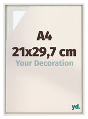 Lyon MDF Baklijst 21x29 7cm A4 White Wash Voorzijde Maat | Yourdecoration.be