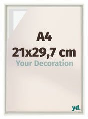 Lyon MDF Baklijst 21x29 7cm A4 Wit Mat Voorzijde Maat | Yourdecoration.be