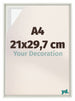 Lyon MDF Baklijst 21x29 7cm A4 Wit Mat Voorzijde Maat | Yourdecoration.be