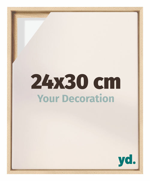 Lyon MDF Baklijst 24x30cm Beuken Voorzijde Maat | Yourdecoration.be