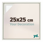 Lyon MDF Baklijst 25x25cm Wit Mat Voorzijde Maat | Yourdecoration.be