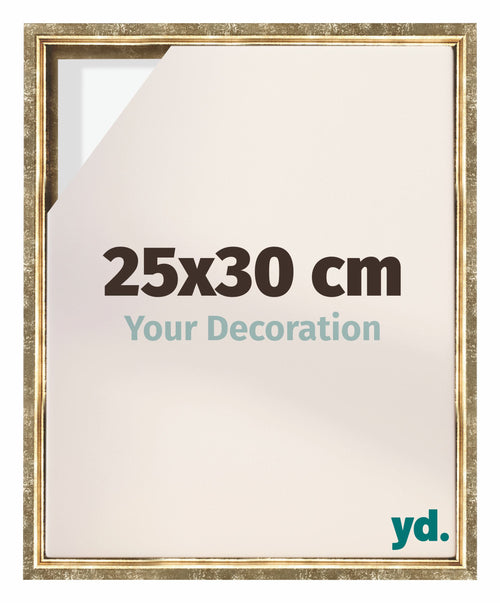 Lyon MDF Baklijst 25x30cm Goud Antiek Voorzijde Maat | Yourdecoration.be