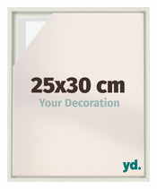 Lyon MDF Baklijst 25x30cm Wit Mat Voorzijde Maat | Yourdecoration.be