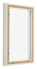 Lyon MDF Baklijst 3 4 White Wash Achterzijde Schuin | Yourdecoration.be