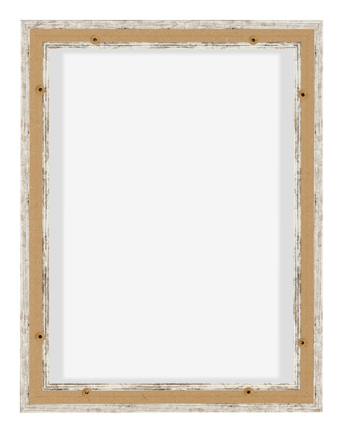 Lyon MDF Baklijst 3 4 Wit Vintage Achterzijde | Yourdecoration.be