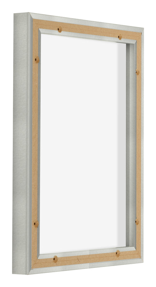 Lyon MDF Baklijst 3 4 Zilver Mat Achterzijde Schuin | Yourdecoration.be