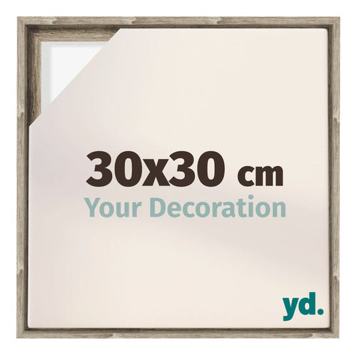 Lyon MDF Baklijst 30x30cm Sonoma Eiken Voorzijde Maat | Yourdecoration.be
