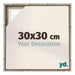 Lyon MDF Baklijst 30x30cm Sonoma Eiken Voorzijde Maat | Yourdecoration.be