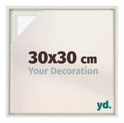 Lyon MDF Baklijst 30x30cm Wit Mat Voorzijde Maat | Yourdecoration.be