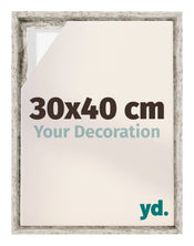 Lyon MDF Baklijst 30x40cm Wit Vintage Voorzijde Maat | Yourdecoration.be