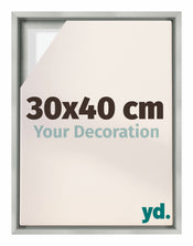 Lyon MDF Baklijst 30x40cm Zilver Mat Voorzijde Maat | Yourdecoration.be