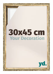 Lyon MDF Baklijst 30x45cm Goud Antiek Voorzijde Maat | Yourdecoration.be