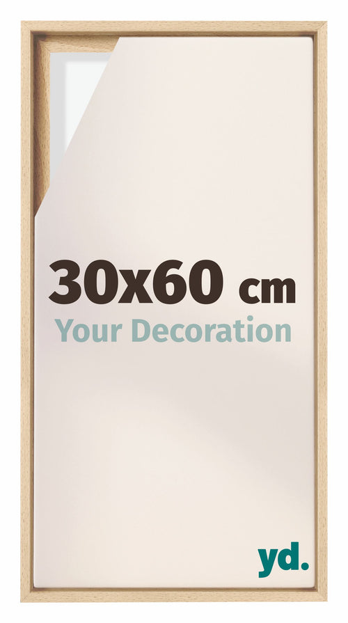 Lyon MDF Baklijst 30x60cm Beuken Voorzijde Maat | Yourdecoration.be