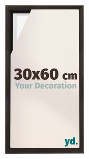 Lyon MDF Baklijst 30x60cm Donker Eiken Voorzijde Maat | Yourdecoration.be