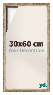 Lyon MDF Baklijst 30x60cm Goud Antiek Voorzijde Maat | Yourdecoration.be
