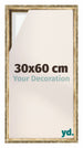 Lyon MDF Baklijst 30x60cm Goud Antiek Voorzijde Maat | Yourdecoration.be