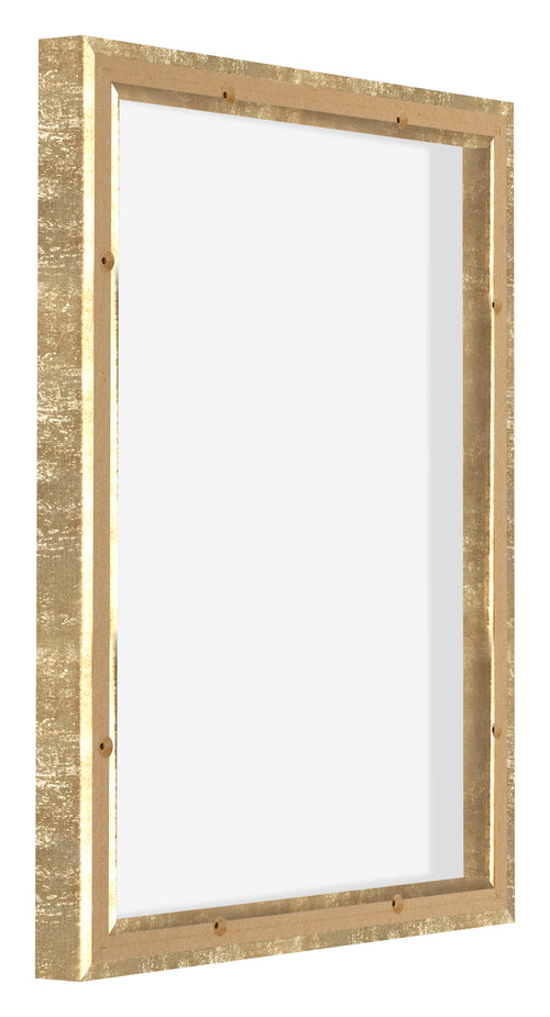 Lyon MDF Baklijst 4 5 Goud Antiek Achterzijde Schuin | Yourdecoration.be
