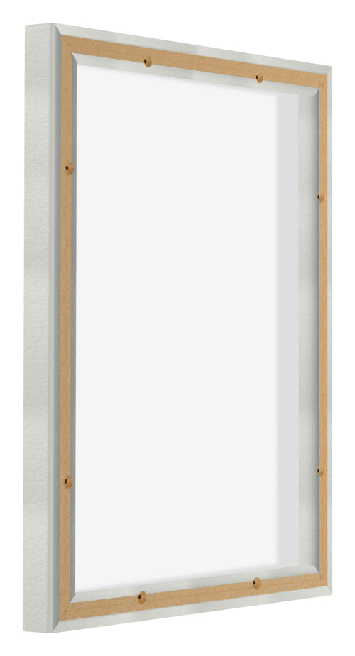 Lyon MDF Baklijst 4 5 Zilver Mat Achterzijde Schuin | Yourdecoration.be