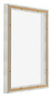 Lyon MDF Baklijst 4 5 Zilver Mat Achterzijde Schuin | Yourdecoration.be