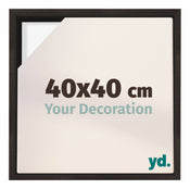 Lyon MDF Baklijst 40x40cm Donker Eiken Voorzijde Maat | Yourdecoration.be