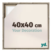 Lyon MDF Baklijst 40x40cm Sonoma Eiken Voorzijde Maat | Yourdecoration.be