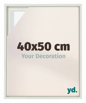 Lyon MDF Baklijst 40x50cm Wit Mat Voorzijde Maat | Yourdecoration.be
