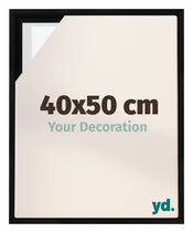 Lyon MDF Baklijst 40x50cm Zwart Mat Voorzijde Maat | Yourdecoration.be