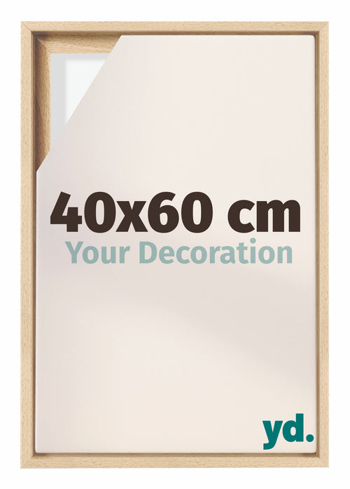 Lyon MDF Baklijst 40x60cm Beuken Voorzijde Maat | Yourdecoration.be