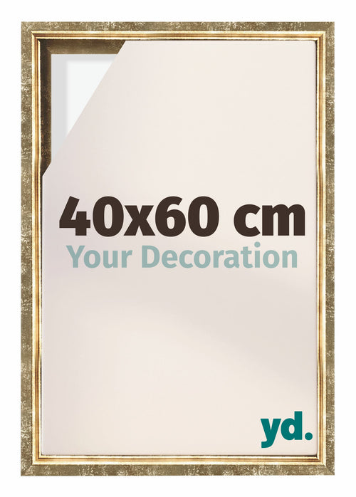 Lyon MDF Baklijst 40x60cm Goud Antiek Voorzijde Maat | Yourdecoration.be