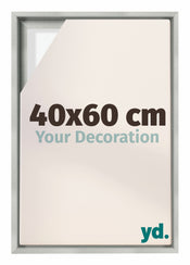 Lyon MDF Baklijst 40x60cm Zilver Mat Voorzijde Maat | Yourdecoration.be