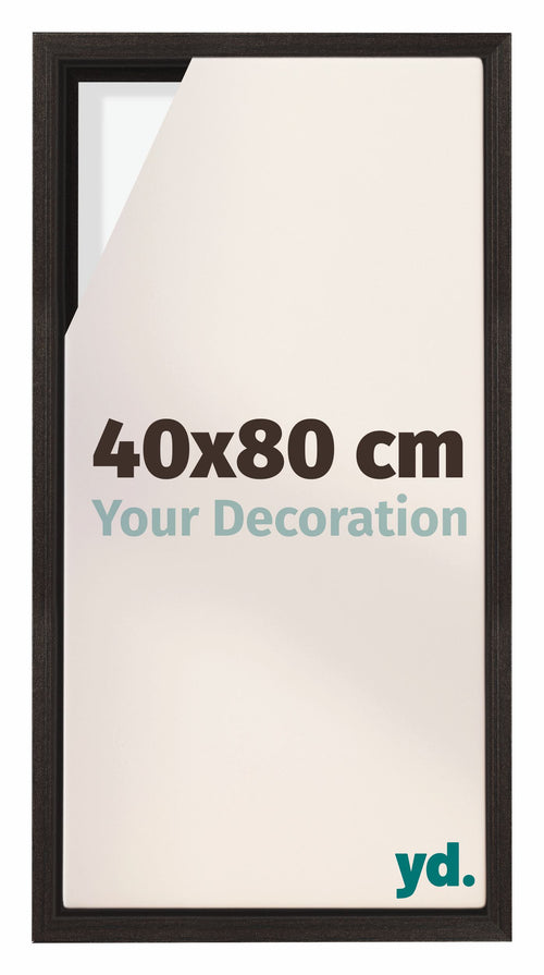 Lyon MDF Baklijst 40x80cm Donker Eiken Voorzijde Maat | Yourdecoration.be