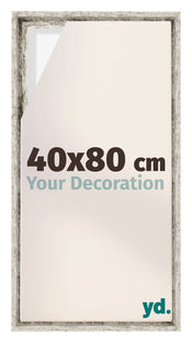 Lyon MDF Baklijst 40x80cm Wit Vintage Voorzijde Maat | Yourdecoration.be
