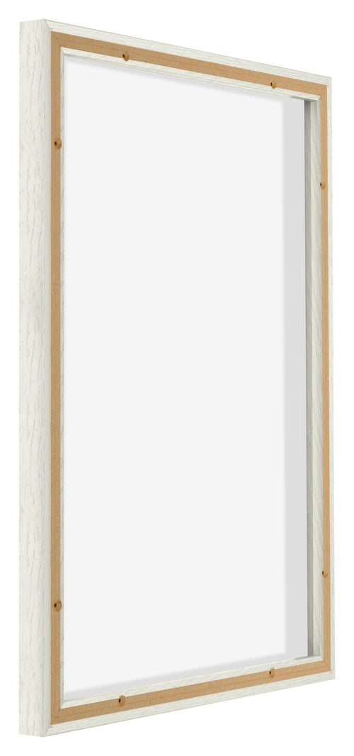 Lyon MDF Baklijst 5 7 White Wash Achterzijde Schuin | Yourdecoration.be