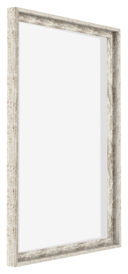 Lyon MDF Baklijst 5 7 Wit Vintage Voorzijde Schuin | Yourdecoration.be