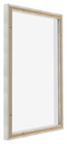 Lyon MDF Baklijst 5 7 Zilver Mat Achterzijde Schuin | Yourdecoration.be