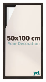 Lyon MDF Baklijst 50x100cm Donker Eiken Voorzijde Maat | Yourdecoration.be