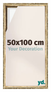 Lyon MDF Baklijst 50x100cm Goud Antiek Voorzijde Maat | Yourdecoration.be